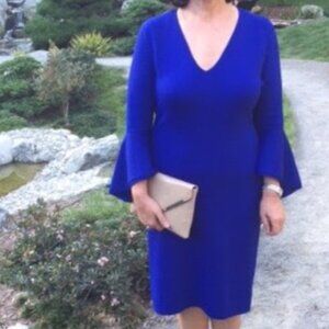 Eliza J Blue bell sleeve dress XL